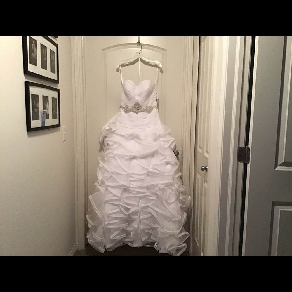wedding dress. Never worn.